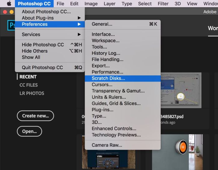 How to Fix Photoshop “Scratch disks are full” Error