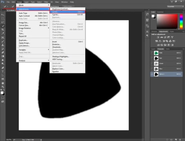 Smooth edges photoshop