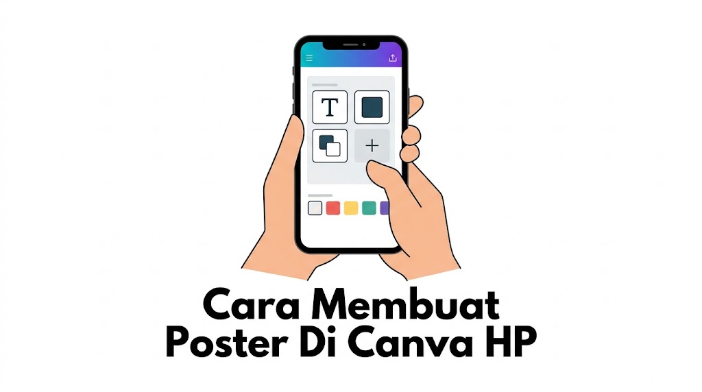 cara membuat poster di canva tanpa template di HP