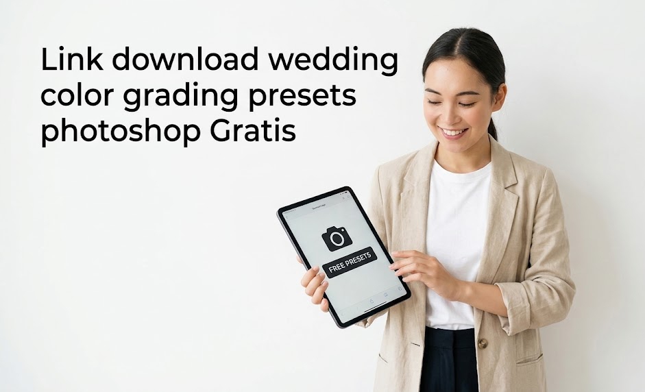 Kumpulan link download presets wedding color grading photoshop cc gratis.
