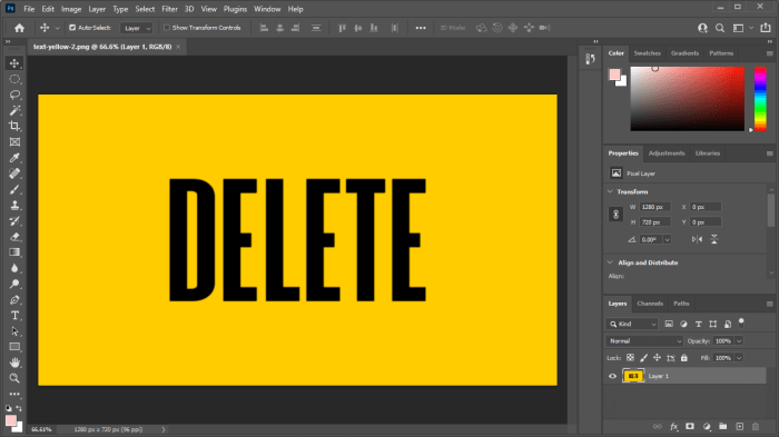 How To Remove A White Background From Text with Photoshop – Logos By Nick