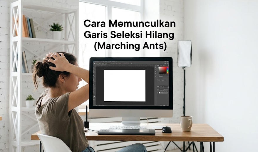Mengatasi kepanikan saat Garis Seleksi Hilang akibat tidak sengaja menekan tombol pintas.