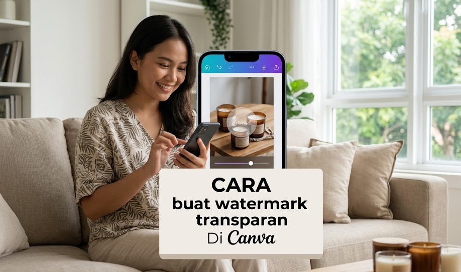 Langkah praktis Cara buat Watermark transparan di canva dengan mudah dan cepat.