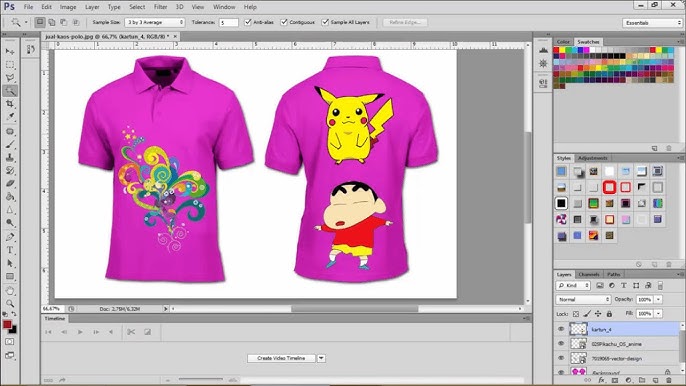 versi dan ukuran dokumen sebelum membuat desain kaos di Photoshop pada 2026.