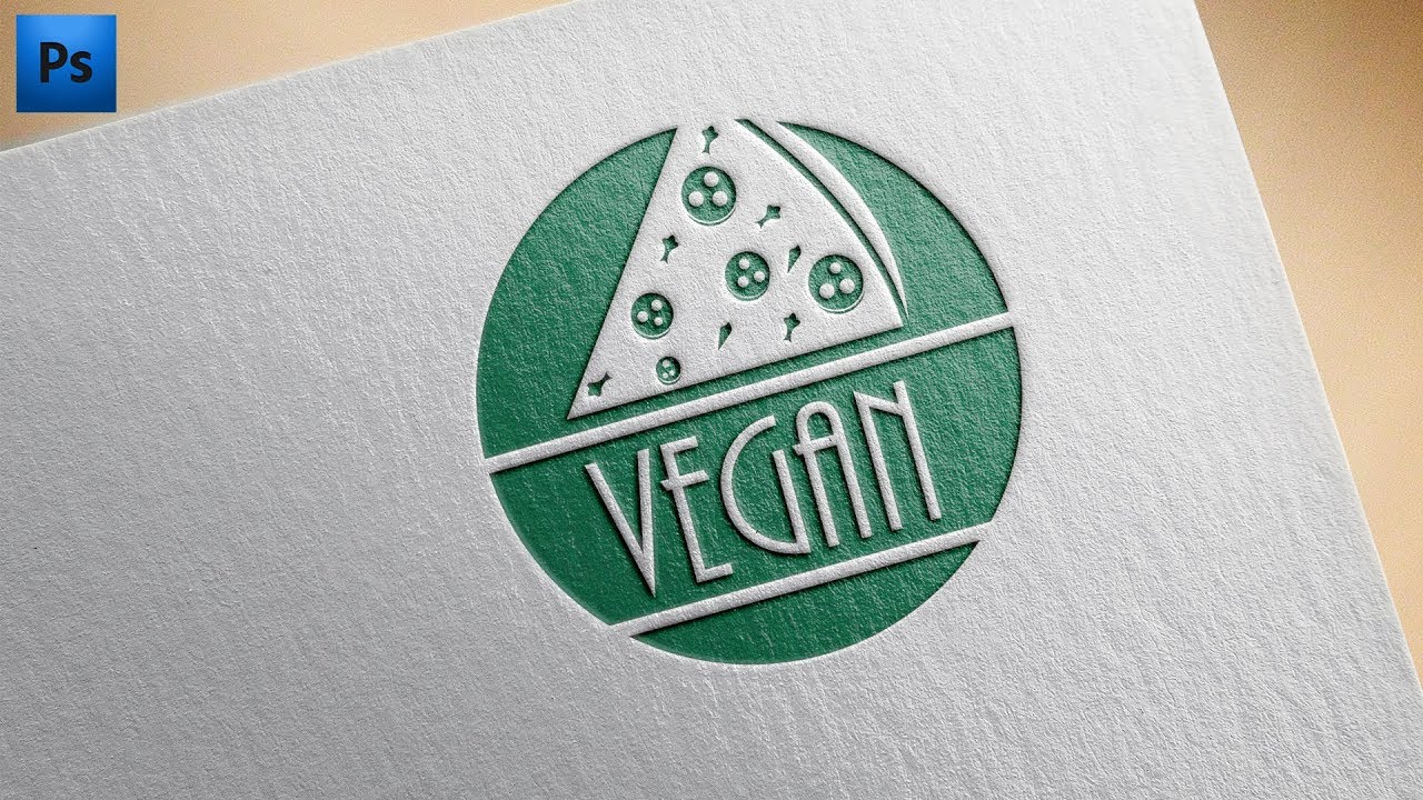 Menambahkan efek tiga dimensi dan bayangan saat membuat logo photoshop agar tampak timbul