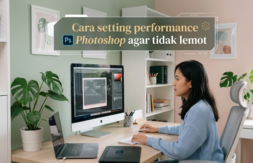 Langkah awal menerapkan panduan cara mempercepat photoshop agar aplikasi berjalan mulus tanpa hambatan.