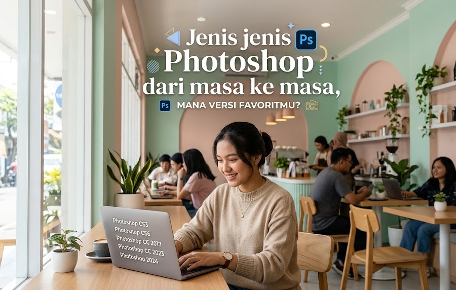 Memahami perkembangan Jenis jenis Photoshop dari masa ke masa sangat penting bagi pemula.