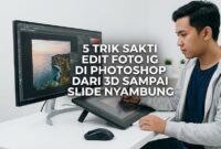 Berbagai teknik canggih edit foto instagram di photoshop untuk hasil feed yang estetis.