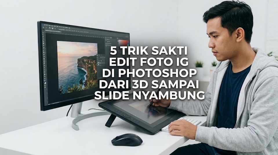 Berbagai teknik canggih edit foto instagram di photoshop untuk hasil feed yang estetis.