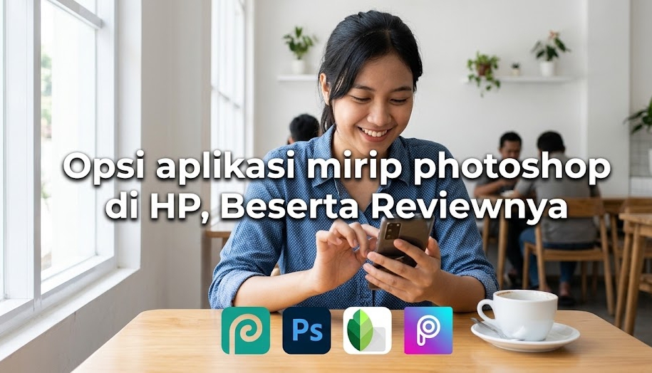 Review deretan aplikasi mirip photoshop di hp yang bisa diunduh gratis untuk pengguna Android.