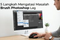 Mengubah pengaturan kuas dan performa untuk memperbaiki masalah Brush Photoshop Lag yang patah-patah.