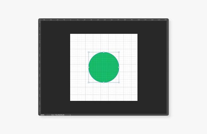 Mengatur resolusi kanvas awal yang tepat saat membuat logo photoshop agar kualitasnya tajam.